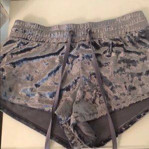 target blue velvet shorts